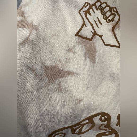 Vans Cream and Brown Tie-Dye Shirt - Picture 4 of 6